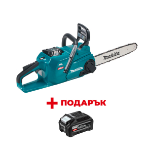 Трион верижен акумулаторен MAKITA UC015GT101 + ПОДАРЪК: Батерия акумулаторна MAKITA XGT BL4040F
