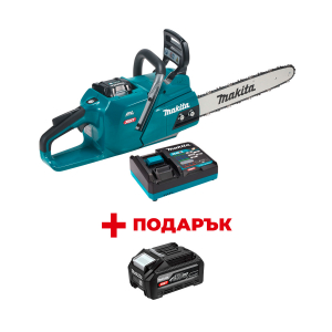 Трион верижен акумулаторен MAKITA UC012GT101 + ПОДАРЪК: Батерия акумулаторна MAKITA XGT BL4040F
