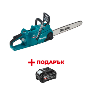 Трион верижен акумулаторен MAKITA UC017GZ + ПОДАРЪК: Батерия акумулаторна MAKITA XGT BL4040F
