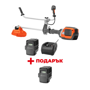 Акумулаторна коса HUSQVARNA 535i RX Solo + Зарядно устройство HUSQVARNA QC250 + 
Батерия акумулаторна HUSQVARNA BLi200 + ПОДАРЪK: Батерия акумулаторна HUSQVARNA BLi200