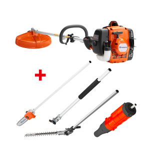 Комби двигател HUSQVARNA 129LK + Приставка  PAX1100,за 129LK, 325iLK, 525LK, 335LK + Приставка HA860 + Приставка  HA860 + Приставка  BA101