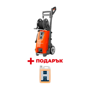Водоструйка електрическа HUSQVARNA PW 480 + ПОДАРЪK: Почистващ препарат за автомобили HUSQVARNA 2.5л
