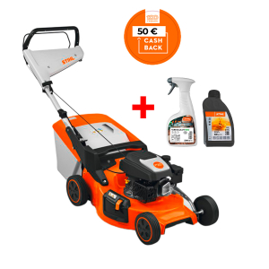 Бензинова косачка STIHL RM 253 + ПОДАРЪЦИ  Масло двигателно STIHL 10W30 0.6л + Почистващ препарат STIHL Varioclean Eco 500мл