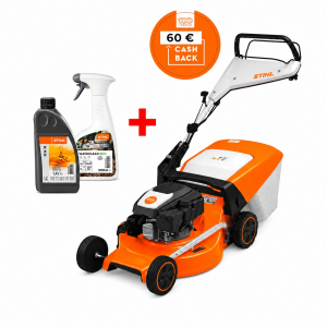 Бензинова косачка STIHL RM 253.3 T + ПОДАРЪЦИ Масло двигателно STIHL 10W30 0.6л + Масло двигателно STIHL 10W30 1.4л
 