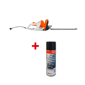 Електрически храсторез STIHL HSE 42 + ПОДАРЪК Спрей разтворител на смола STIHL 300мл

